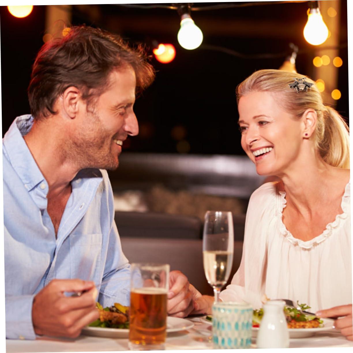 FRCOLOR FRCOLOR 4pcs old fashioned Accessories french hair clips steel wire alloy metallic line hair pin tooth comb styling hair clips bride french hair pin antique headgear bridal headdress pin