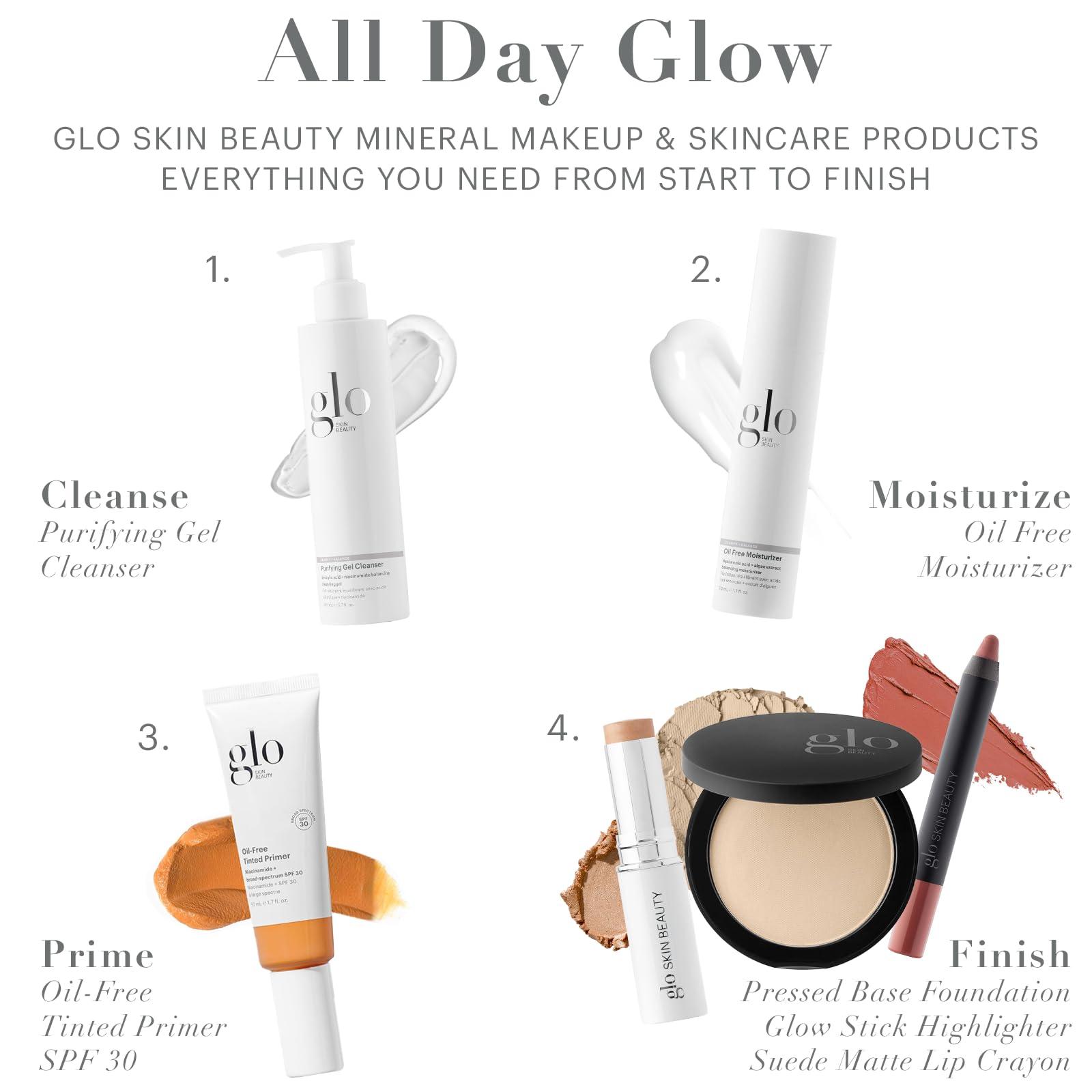 Glo Skin Beauty Glo Skin Beauty Pressed Base Powder Foundation Makeup (Natural Fair) - Flawless Coverage for a Radiant Natural, Second-Skin Finish