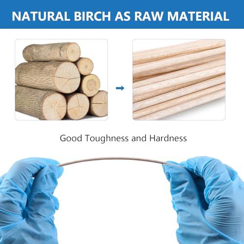 JMU JMU 6 Inch Sterile Cotton Tipped Applicators, 200 Count Long Cotton Swabs, Wood Shaft Medical Swabs