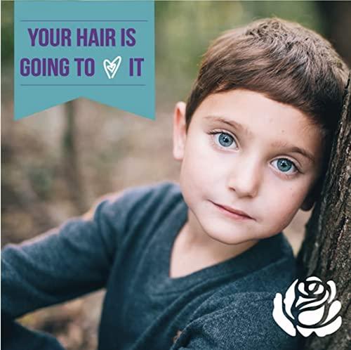 Little Roseberry Hair Gel for Kids | Light Hold | Chemical Free | Made with Organic Aloe Vera and Vitamins | Safe on Babies, Toddlers, Men and Women | Always Paraben, Sulfate & Fragrance Free | Made in USA (1 Unit)