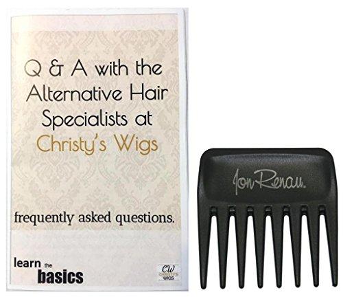 Rene of Paris & Christy's Wigs Bundle - 3 Items: Joey Wig by Rene of Paris, Christy's Wigs Q & A Booklet & Wide Tooth Comb - Color: SPRING HONEY