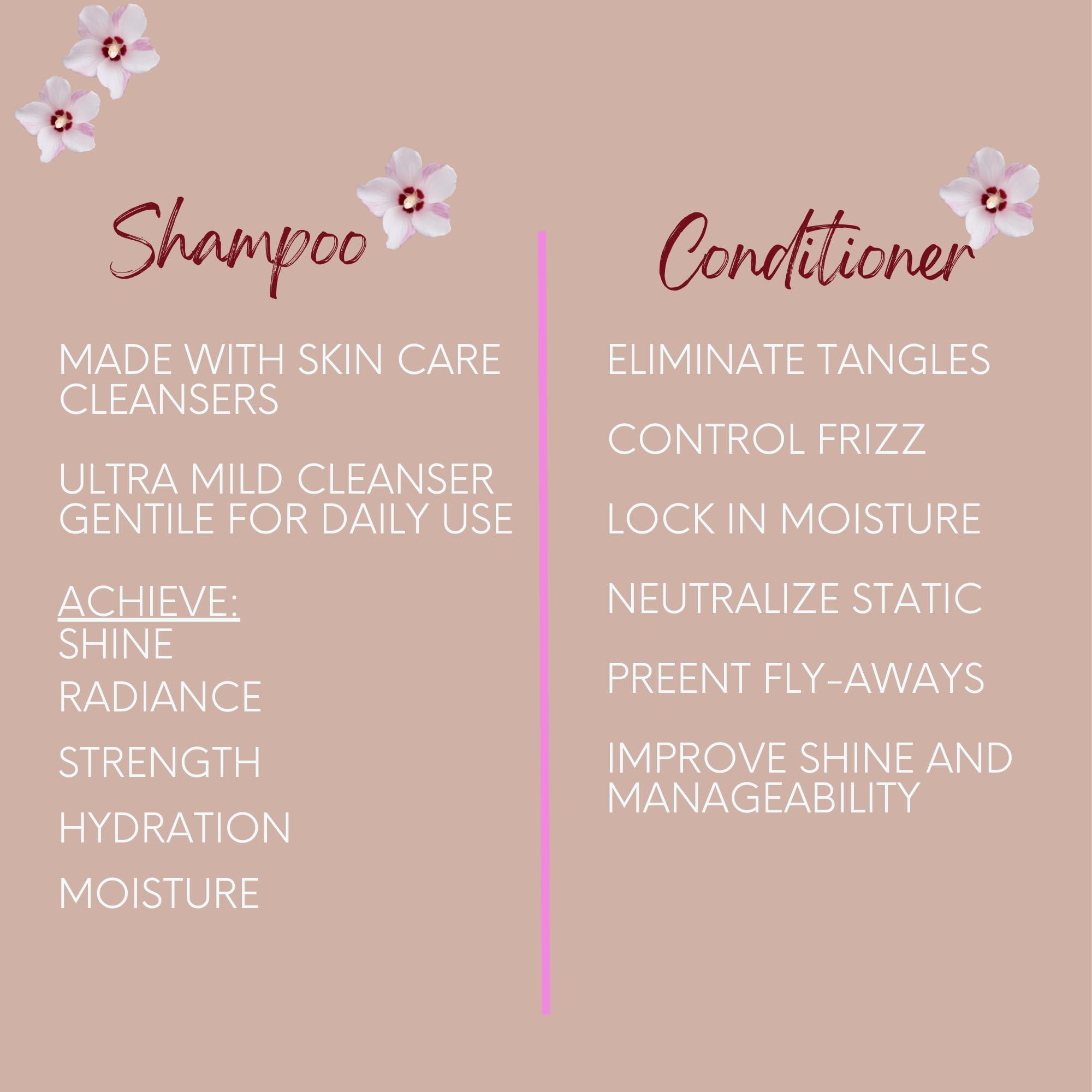 DermOrganic DermOrganic Argan Oil Daily Hydrating Shampoo plus Conditioner Sulfate-Free & Color Safe, 33.8 oz