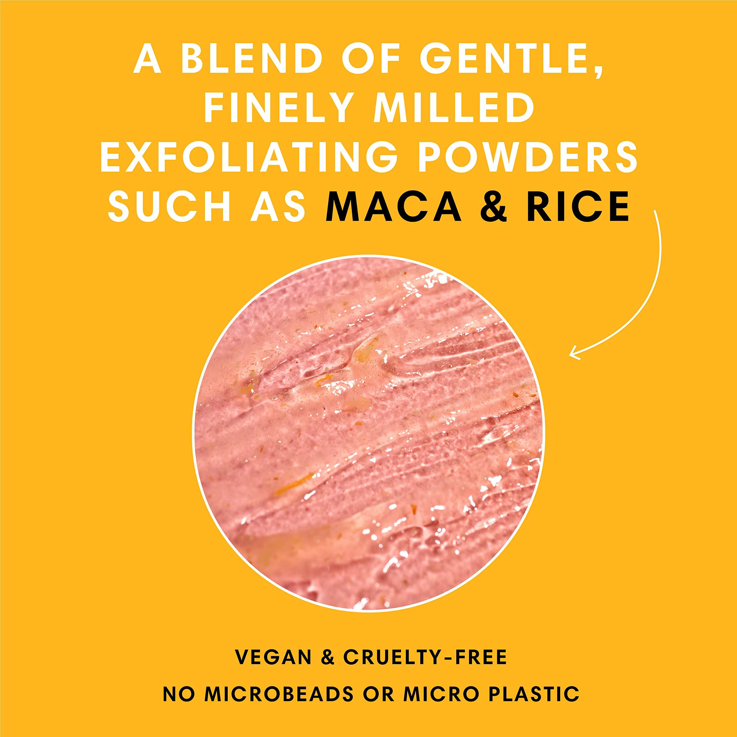 Sweet Chef Sweet Chef Ginger + Vitamin C Powershot Polishing Mask - Brightening Face Mask for Dark Spots & Uneven Skin Tone + Maca, Rice Powders & AHA Face Exfoliant & Resurfacing Mask (3.4oz)