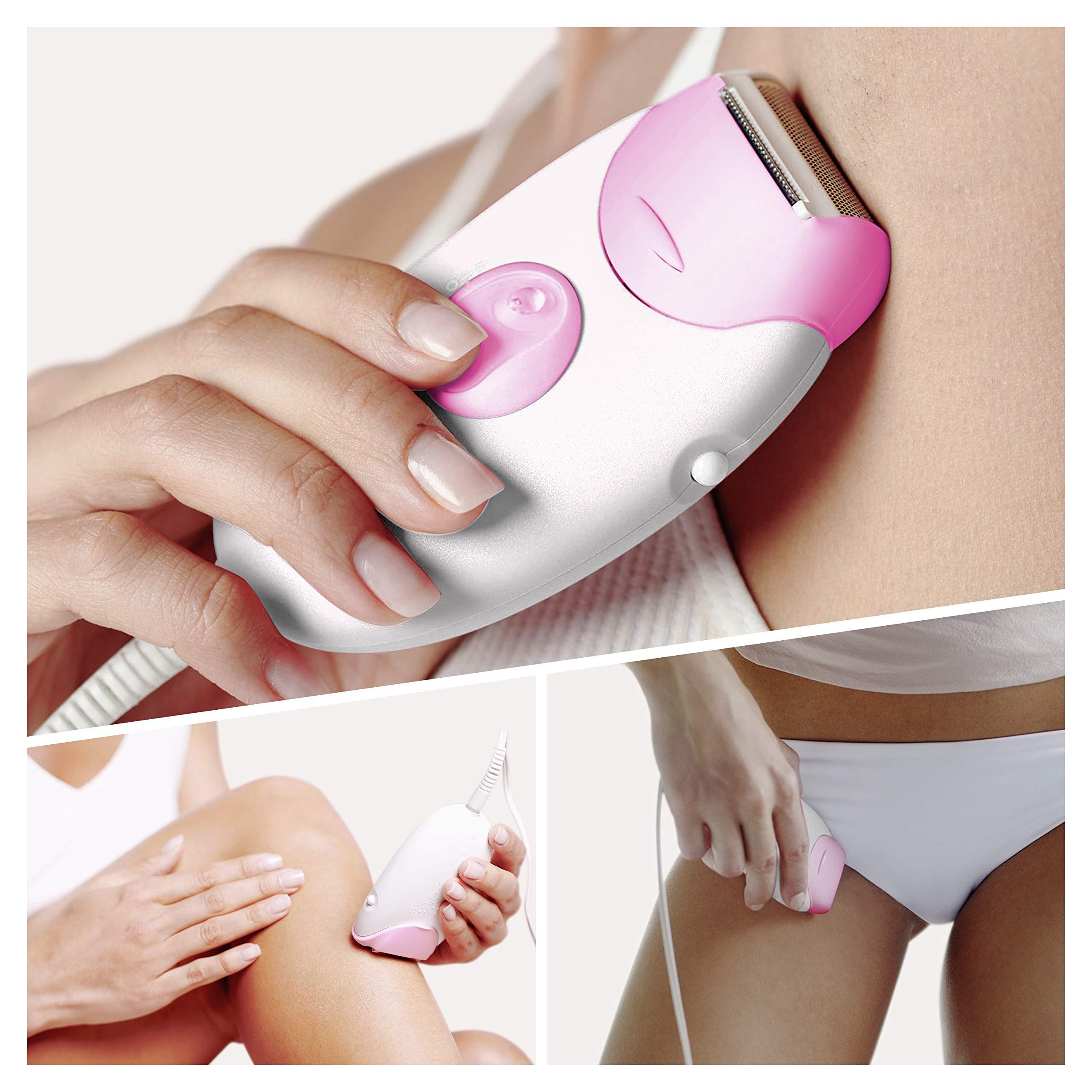 Braun Braun Silk Epil 3 Epilator - Dual Voltage 110-220 Volts - Legs & Body (3270) (Free LiteFuze 110 Volt Plug)