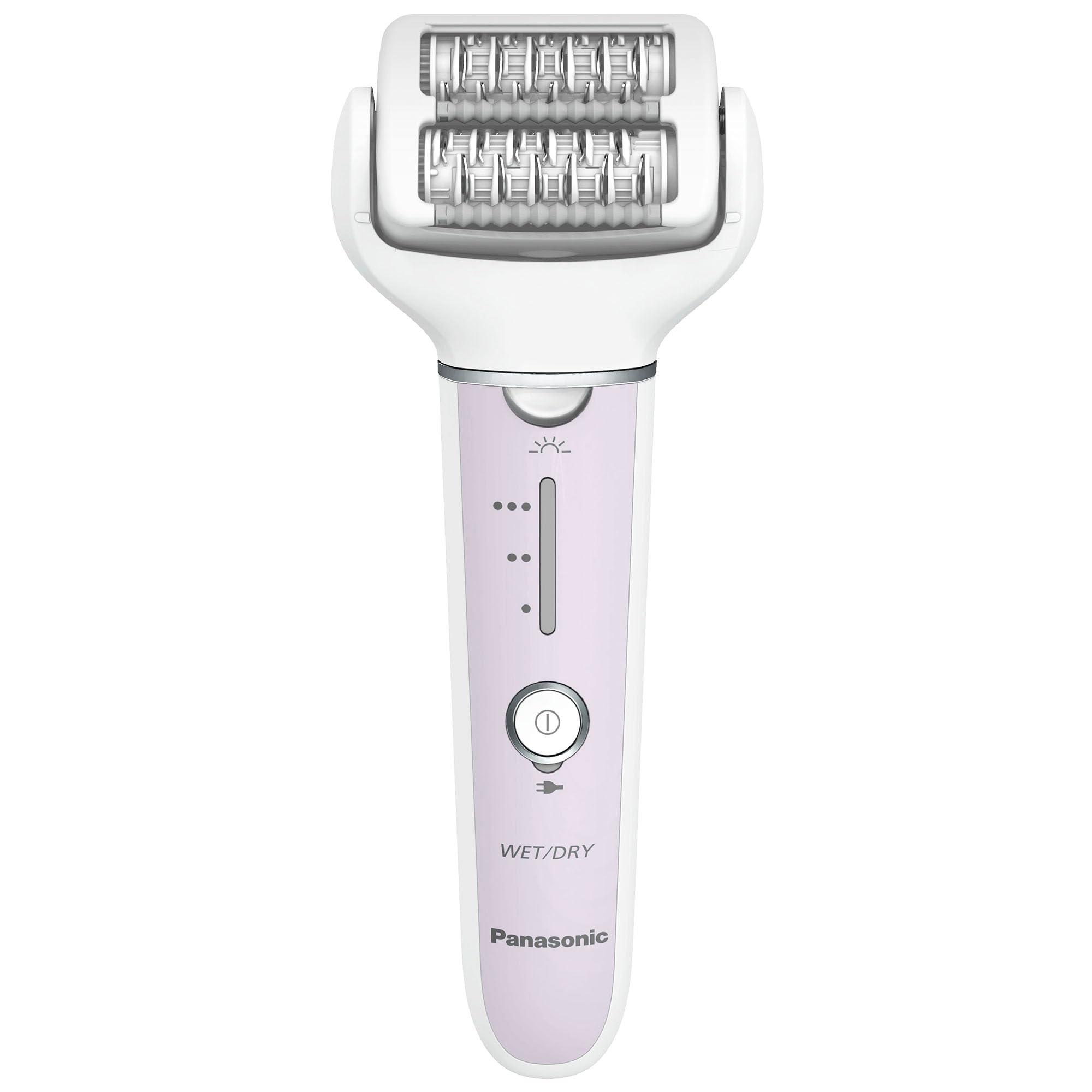 Panasonic Panasonic Epilator with Gentle Cap, Electric Hair Remover for Home, 3 Speed Settings, Wet Dry, Washable - ES-EY30