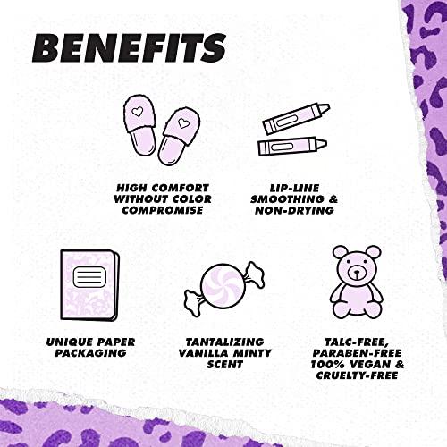 Lime Crime Lime Crime Soft Touch Comfort Matte Lipstick, Disco Down (Bright Magenta) - Flirty Retro Shades - Full-Coverage Long Lasting, Lip Lining & Soft Formula for All-Day Wear - Talc-Free & Paraben-Free