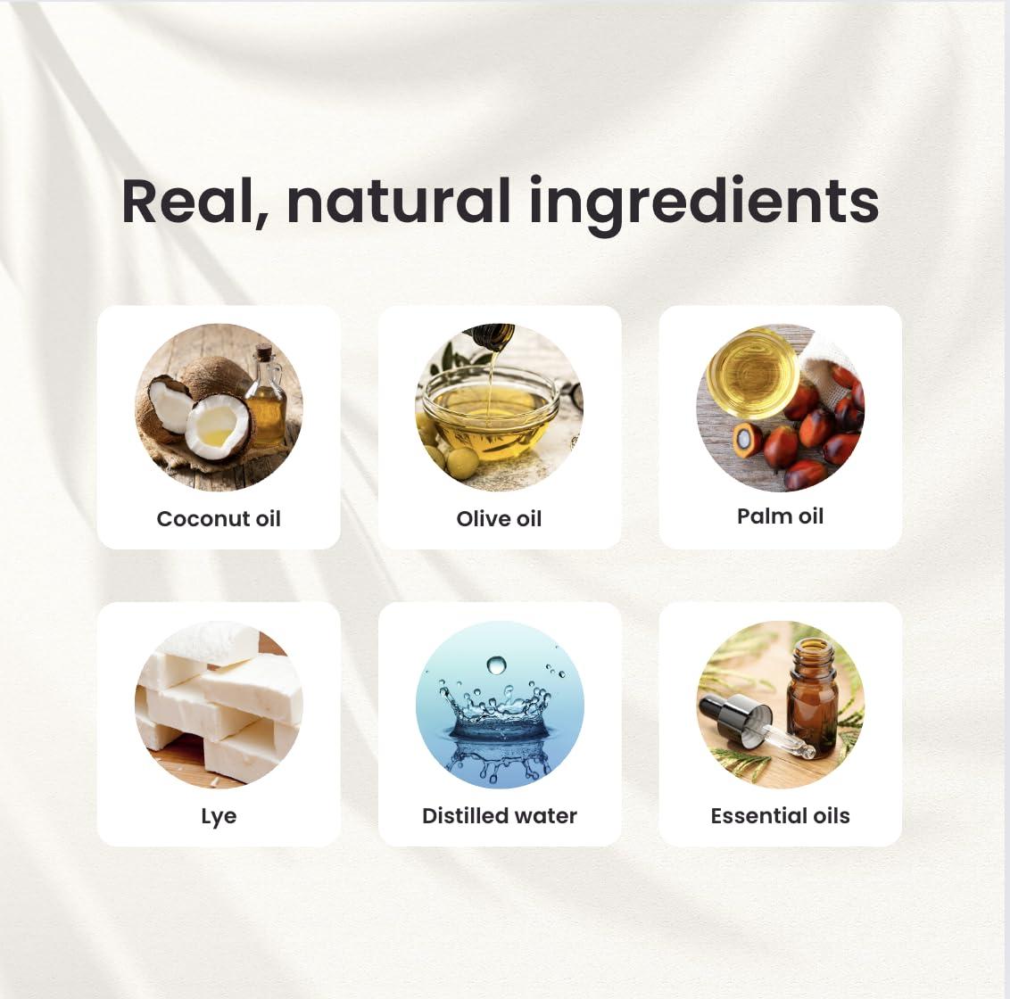 Solle Naturals Solle Naturals SE ClarifyTM Cleansing Bar, Natural & Nourishing, Cleanses & Moisturizes for Gentle Wash