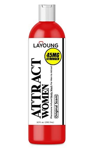 LAYOUNG LAYOUNG [Attract Women] Pheromone Infused Scented Body Wash - Gel - Stronger For Men Formula