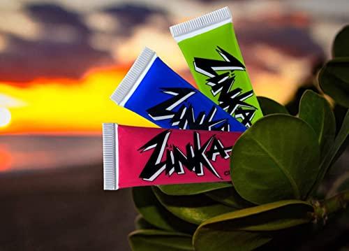 Zinka Zinka Colored Nosecoat Zinc Oxide Based Water Resistant 2 Pack Bundle 0.6 Ounce Tube - White