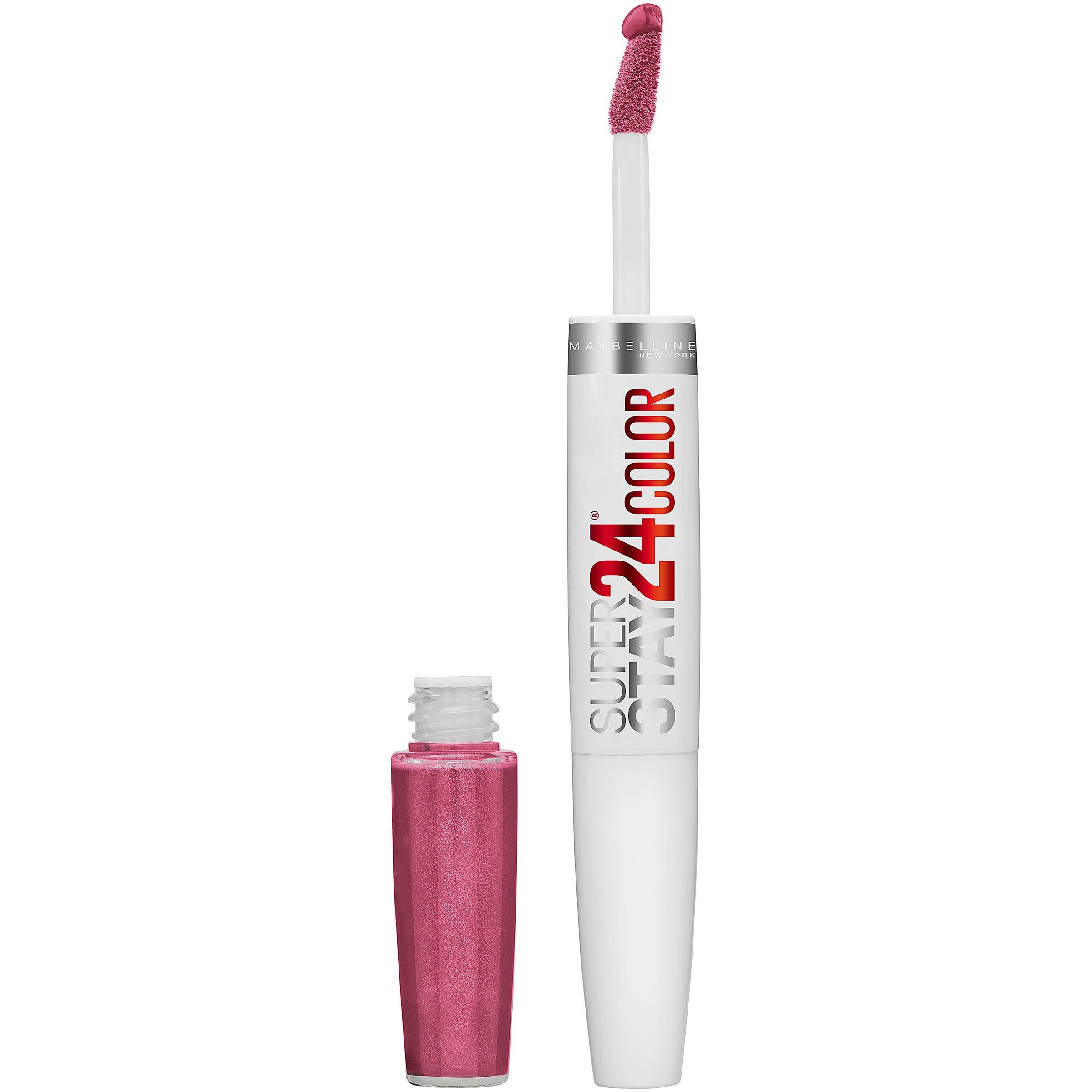 MAYBELLINE MAYBELLINE Super Stay 24 Liquid Lipstick Blush On Pink & Wear On Wildberry Mauve Pink, 1 Count Each