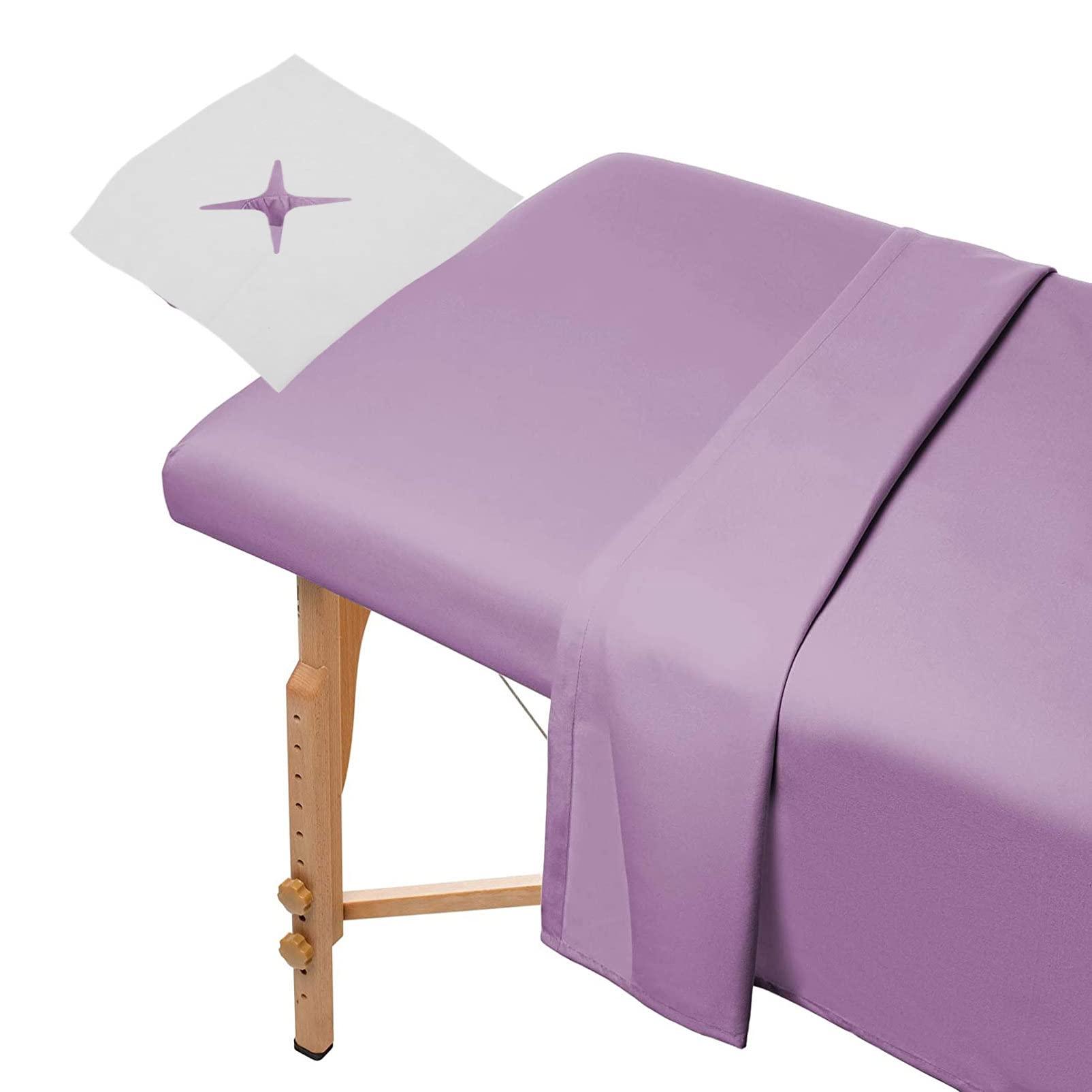 Healifty Healifty 100pcs Disposable Face Cradle Covers Ultra Soft Massage Face Covers Headrest Covers for Massage Tables Massage Chairs White