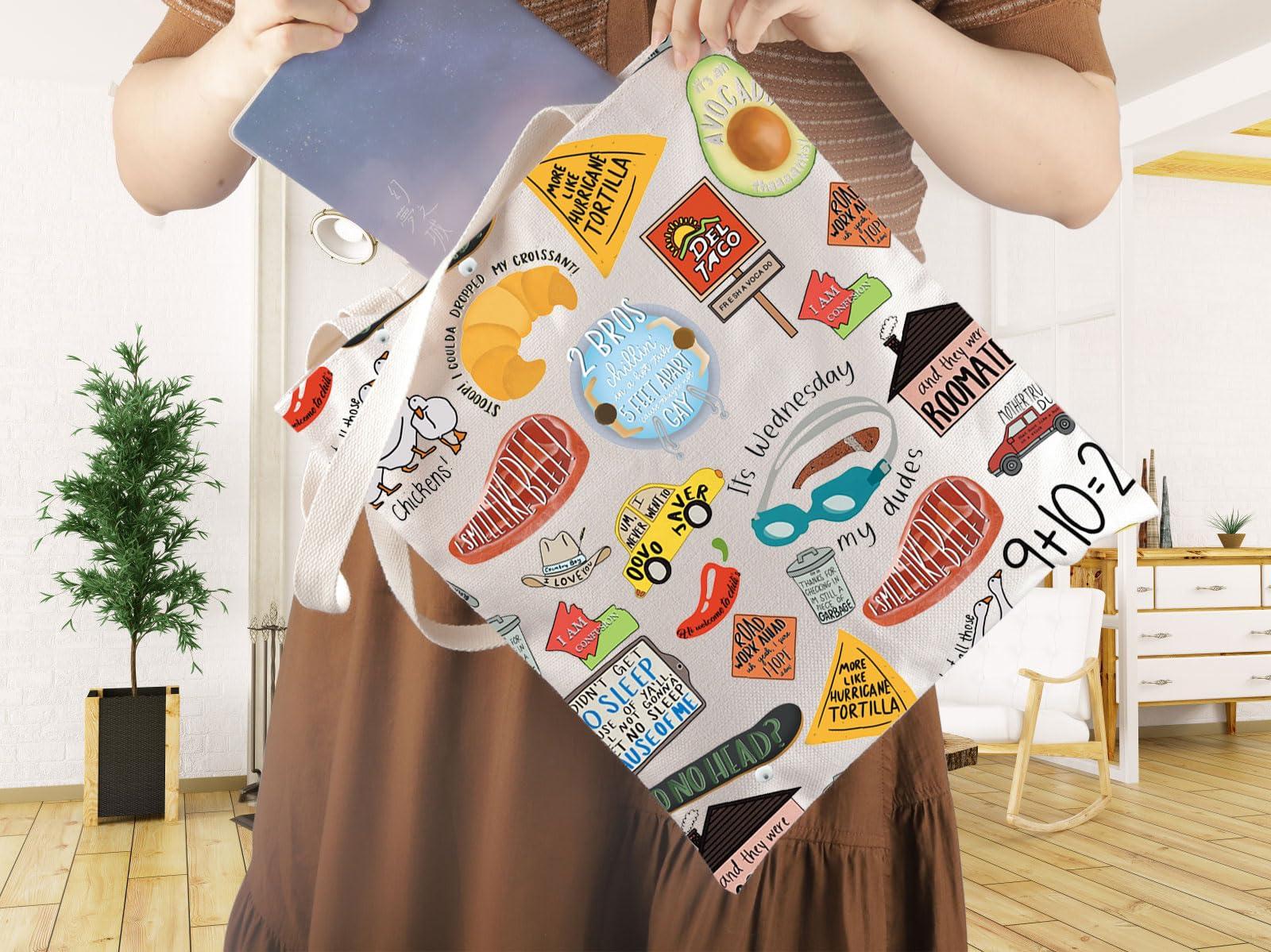 WCGXKO WCGXKO Funny Vine Humour Quote Vine Meme Lover Canvas Tote Bag (meme)