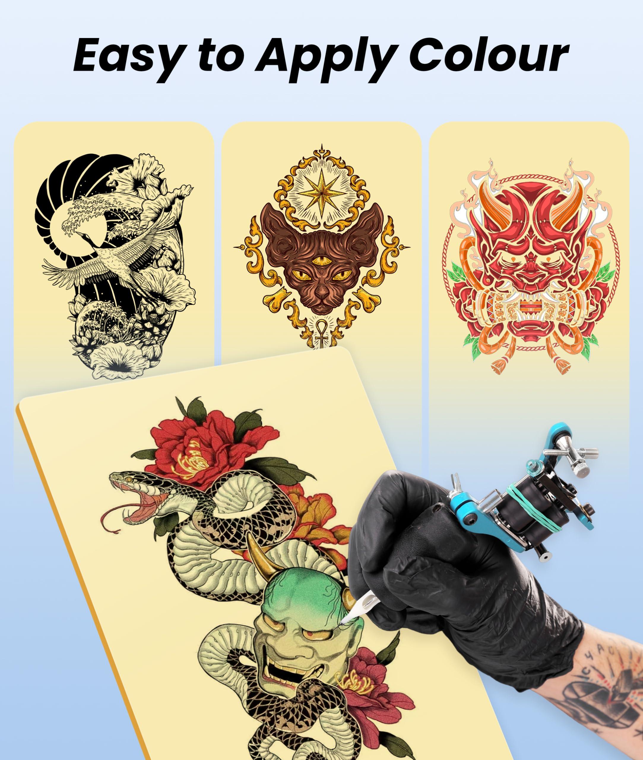 Phomemo Phomemo Tattoo Stencil Printer with Case & 3MM Blank Tattoo Practice Skin & Tattoo Stencil Paper, M08F Bluetooth Tattoo Stencil Printer for Tattooing, Compatible with Phone & PC