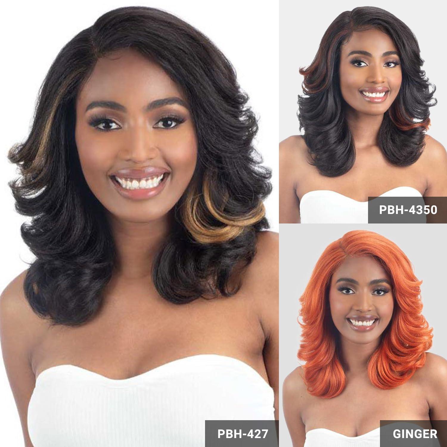 Shake-N-Go SHAKE-N-GO HD Lace Front Wig Legacy Glueless Snatched Roller Set (GREY)