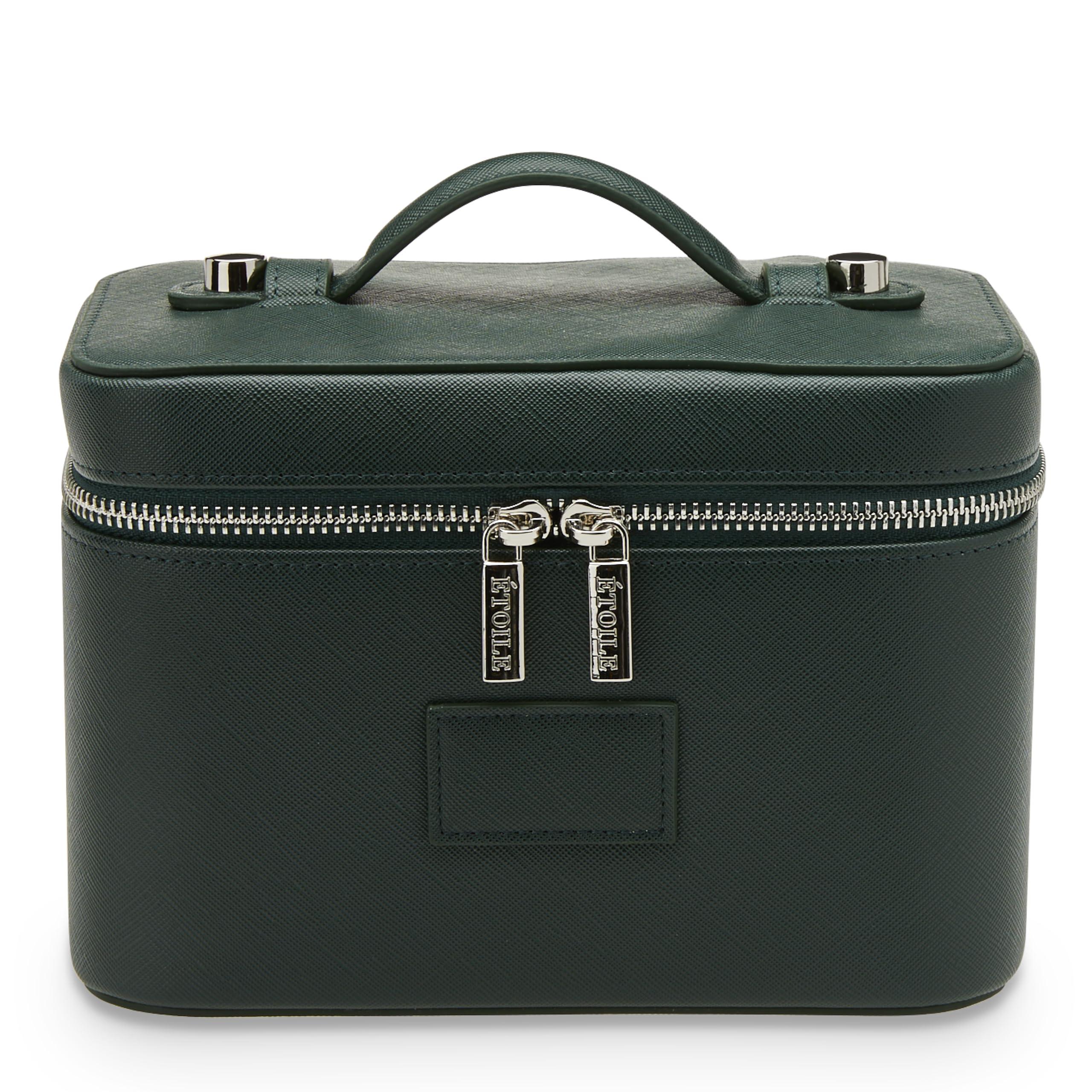 ETOILE ETOILE - Mini Vanity Case Forest - Stylish Travel Makeup Bag Organizer With Removable Dividers