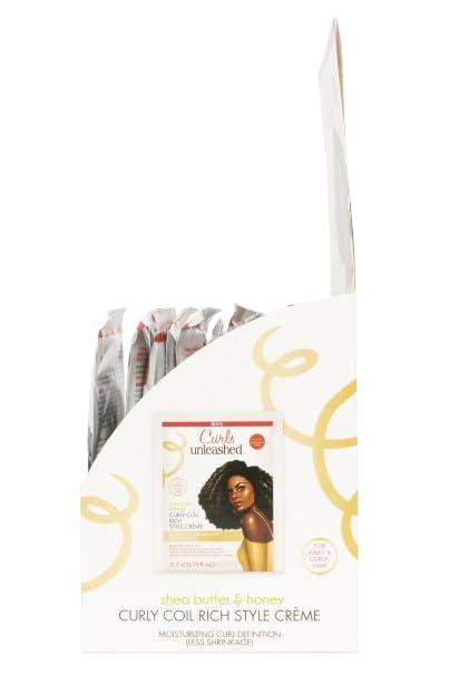 ORS ORS Curls Unleashed Shea Butter and Honey Curly Coil Rich Style Creme Travel Packet 1.75 Ounces (Pack of 12)