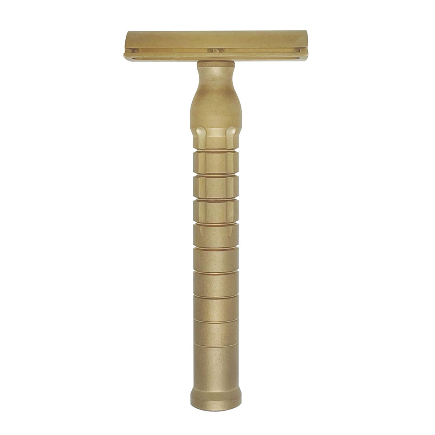 The Goodfellas\' smile The Goodfellas\' Smile Bayonetta Premium Double Edge Safety Razor, 100% Brass, Hand Crafted in Italy, Delivers an Ultra-Smooth Shave