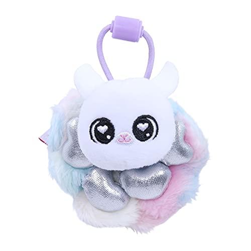 Scrunchmiez ScrunchMiez Single Surprise Pack, Magically transforms from Hair Scrunchie to Cute Plush Friend as Well as Backpack Clip. So Many Characters to Collect & wear.,(ID96524)