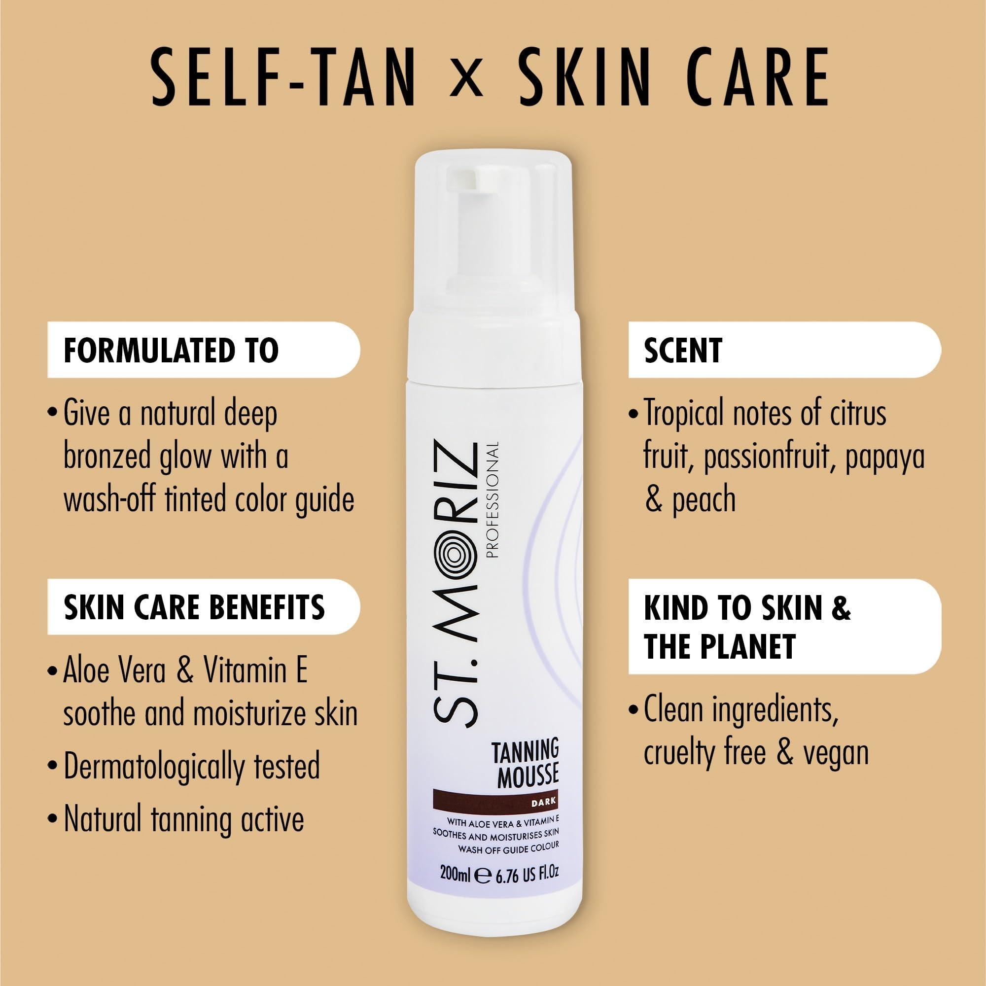 ST. MORIZ St. Moriz Professional Instant Self Tanning Mousse, 200ml, Dark
