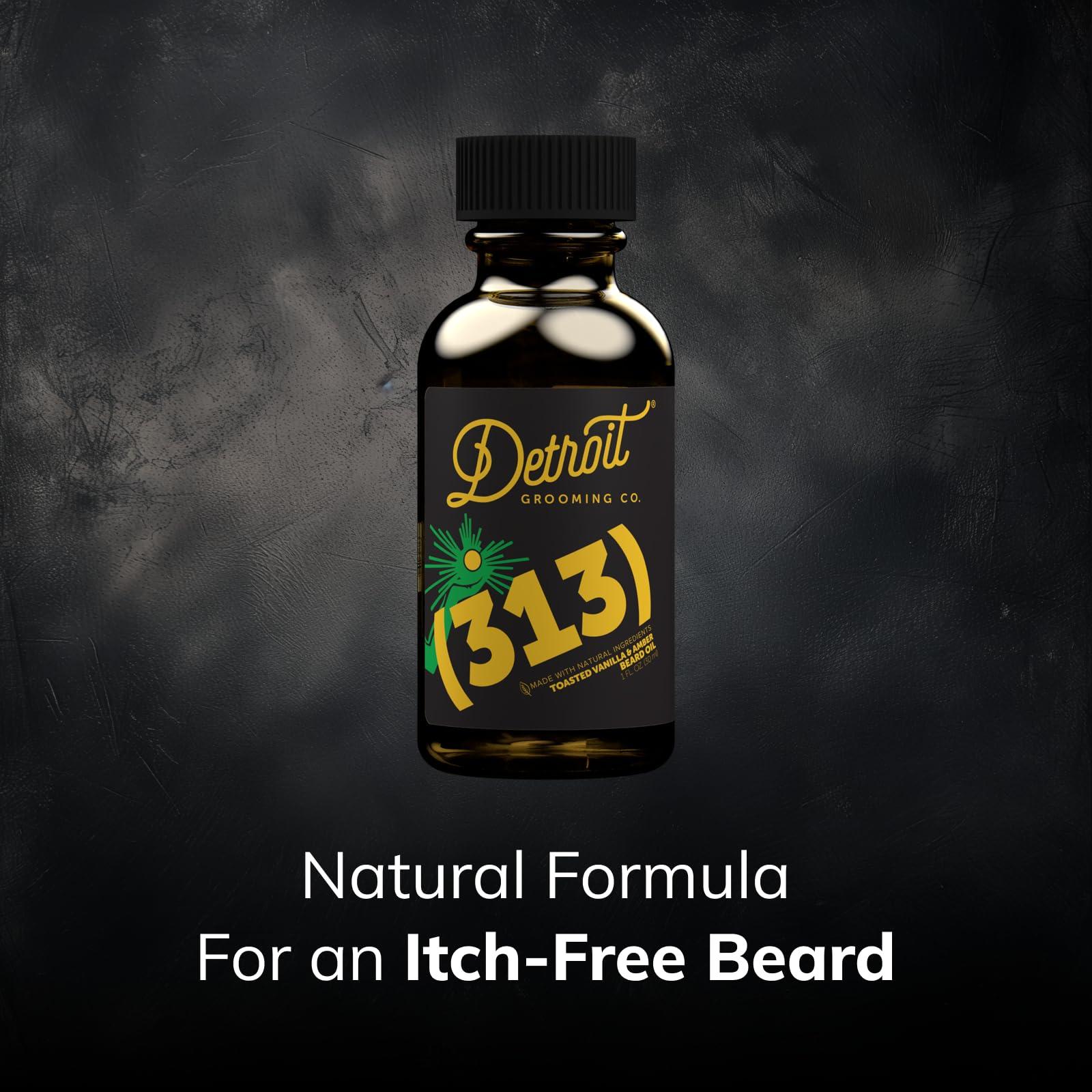 Detroit Grooming Co. Detroit Grooming Co. Beard Bundle - Beard Wash & Conditioner, Beard Butter and Beard Oil - Toasted Vanilla Amber Scent