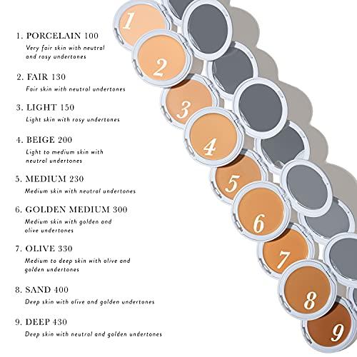 LAURA GELLER NEW YORK LAURA GELLER NEW YORK Timeless Skin Cream Compact Foundation, Medium to Full Coverage, Golden Medium 300