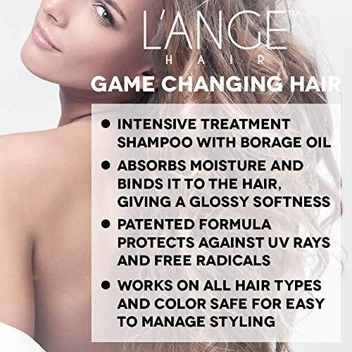 L'ANGE HAIR L’ange Hair La Mane Borage Oil Silk Shampoo | For Coarse & Hard to Manage Hair | Silk Proteins & Borage Seed Oil (8 fl Oz)