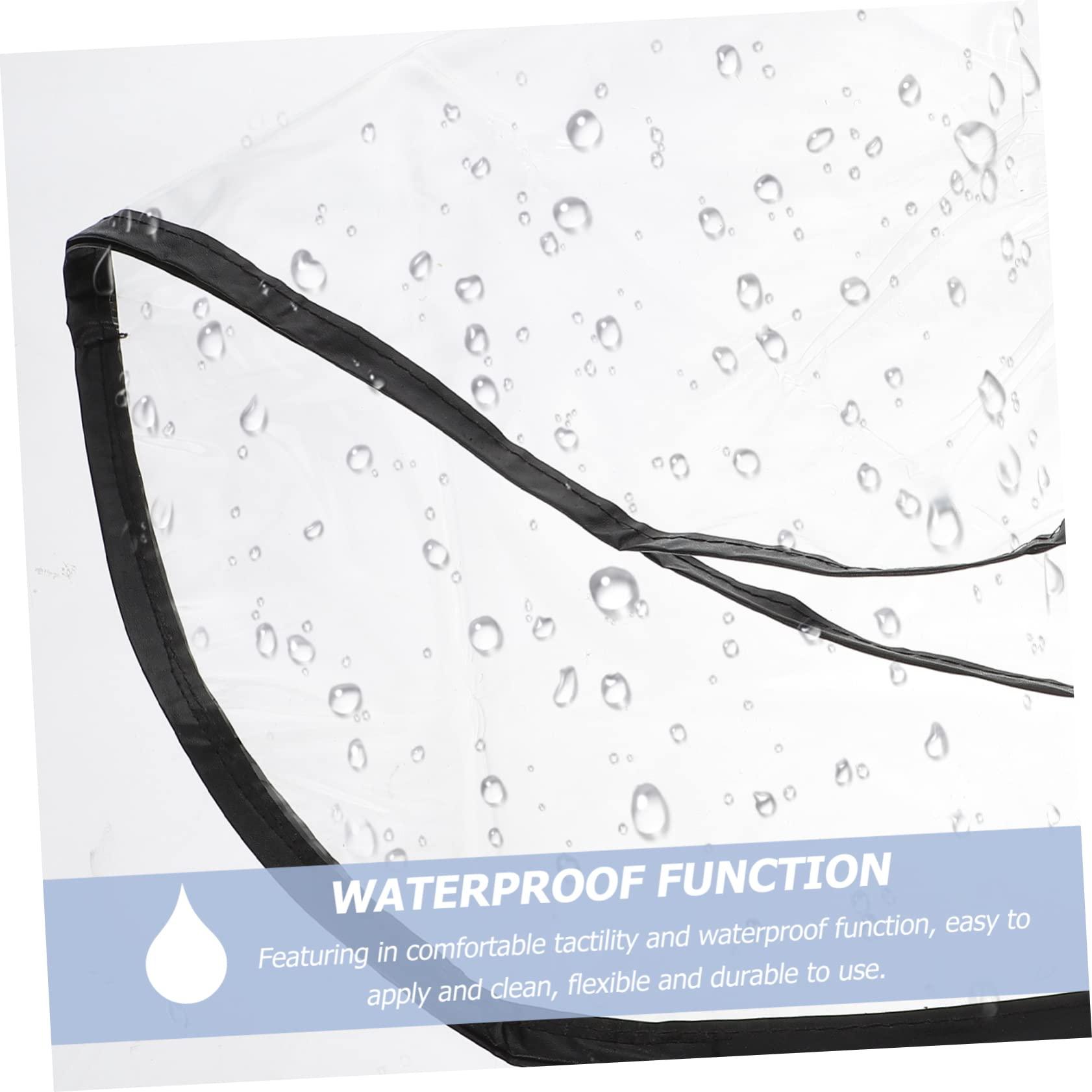 Beatifufu Beatifufu Hairdressing Cape Hair Shampoo Funnel Set 2 Pack Highlights Hair Cap Protects Eyes Skin for Coloring Styling