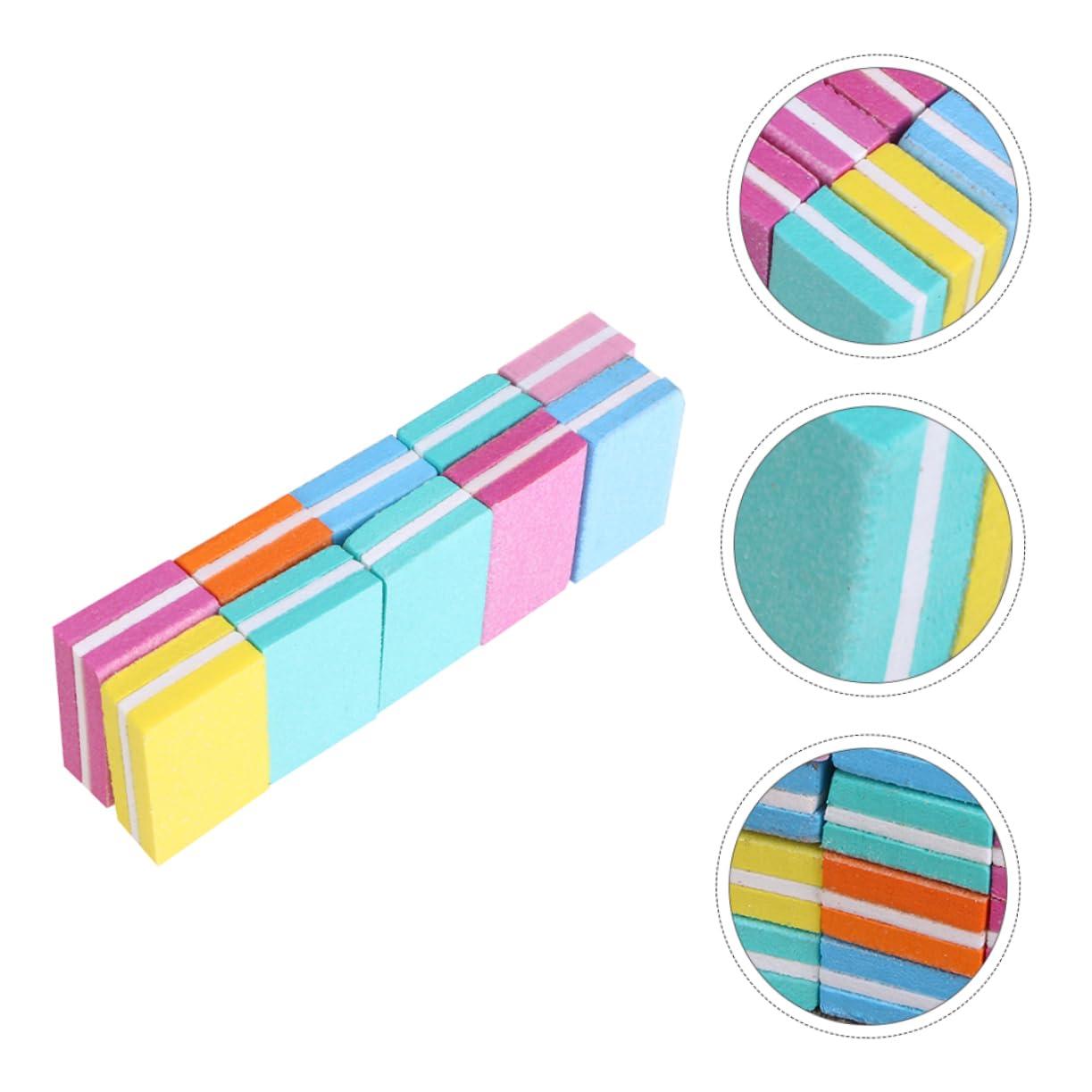 SOESFOUFU SOESFOUFU Nail File Set 10pcs Mini Nail Files and Buffers Sponge Nail Art Tool for Nail Sanding