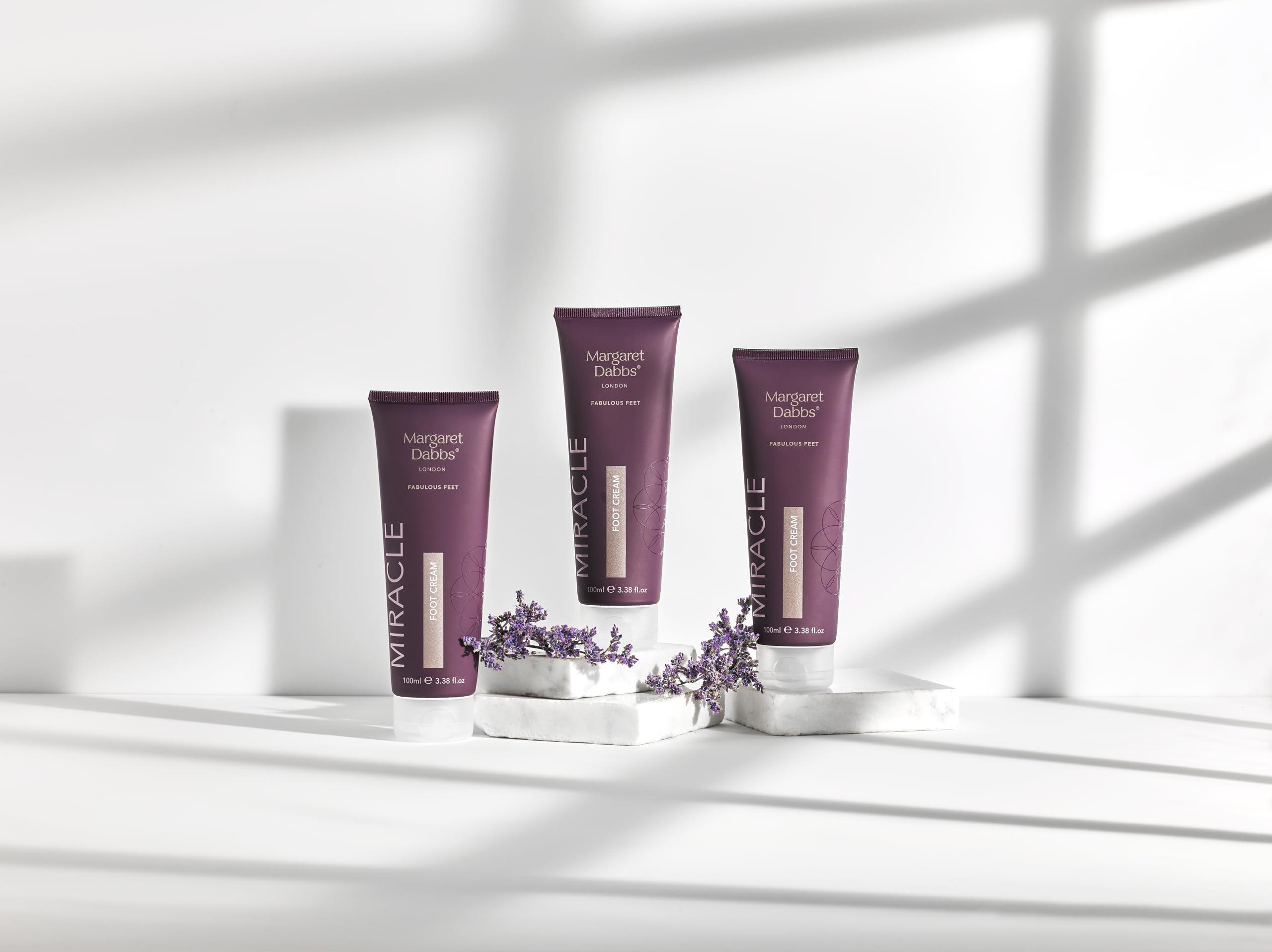 Margaret Dabbs Margaret Dabbs London Miracle Foot Cream - Controls Odor from Excessive Sweating - Protects Damaged Skin and Nails - Cream for Feet - 3.38 oz