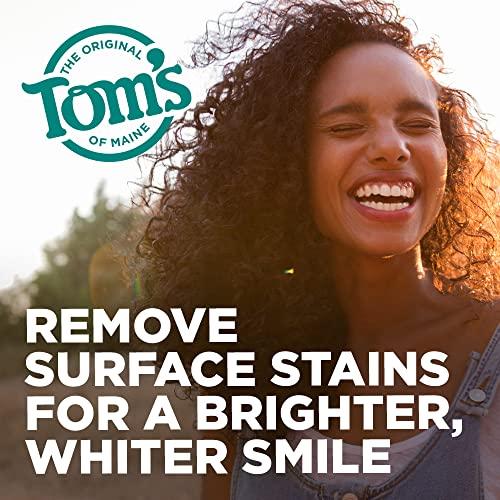 Tom's of Maine Tom's of Maine Fluoride-Free Antiplaque & Whitening Natural Toothpaste, Peppermint, 4.2 oz. 3-Pack (Packaging May Vary)