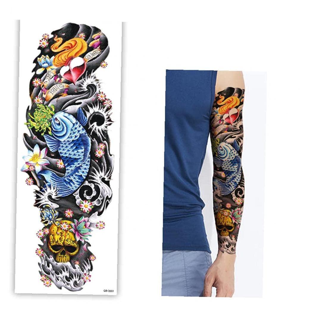 Froiny Temporary Tattoos Full Arm Waterproof Fake Hand Tattoo Sticker Men Women Art Body Tattoo