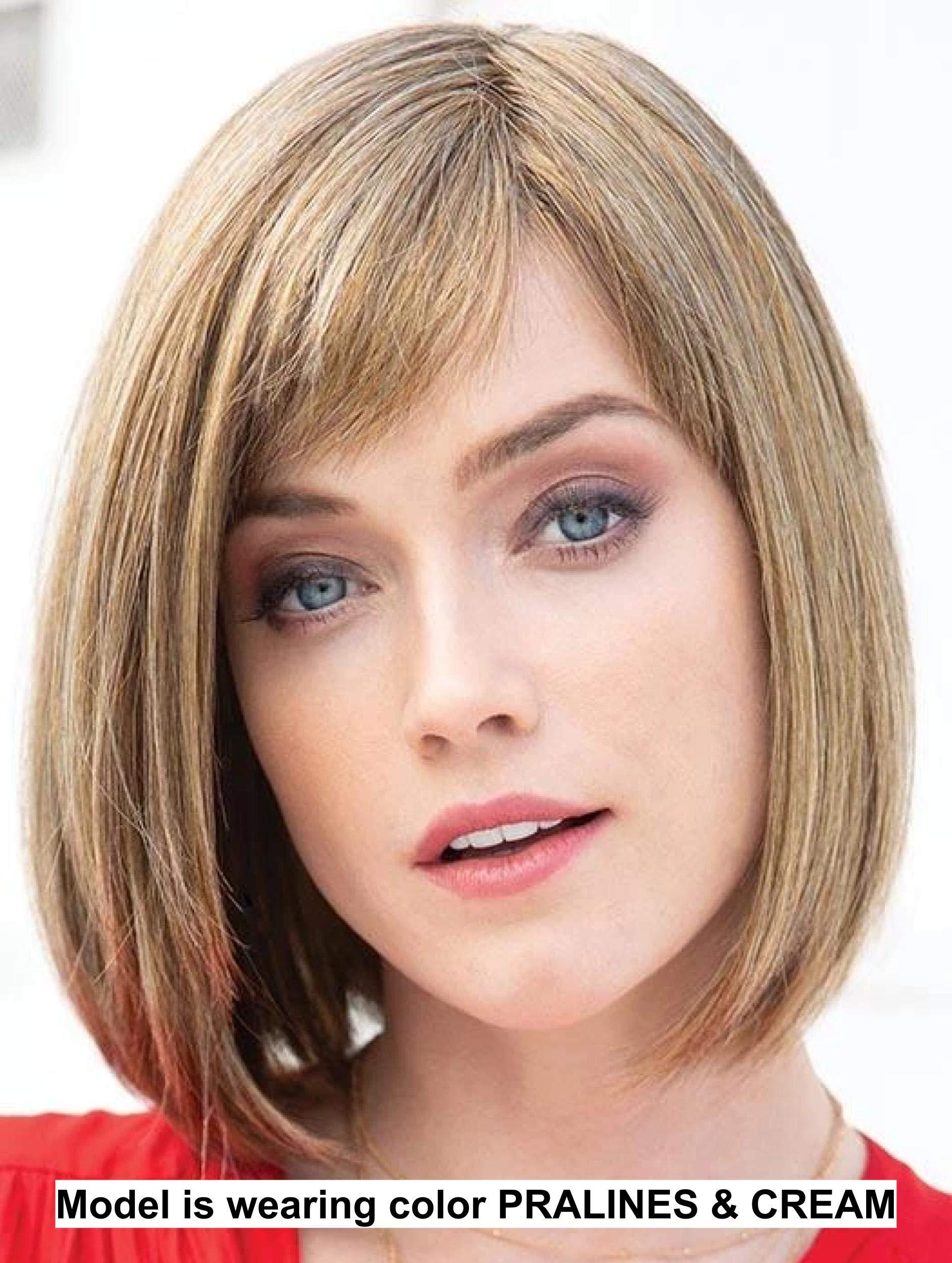 Rene of Paris & Christy\'s Wigs Bundle - 3 Items: Petite Portia Wig by Rene Paris, Christy\'s Wigs Q & A Booklet & Wide Tooth Comb - Color: Buttered Toast