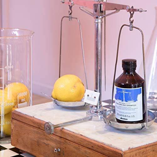 Davines Davines Naturaltech REBALANCING Shampoo, Gently Cleanse The Scalp While Assisting With Excess Sebum Production, Add Shine, 8.45 fl oz