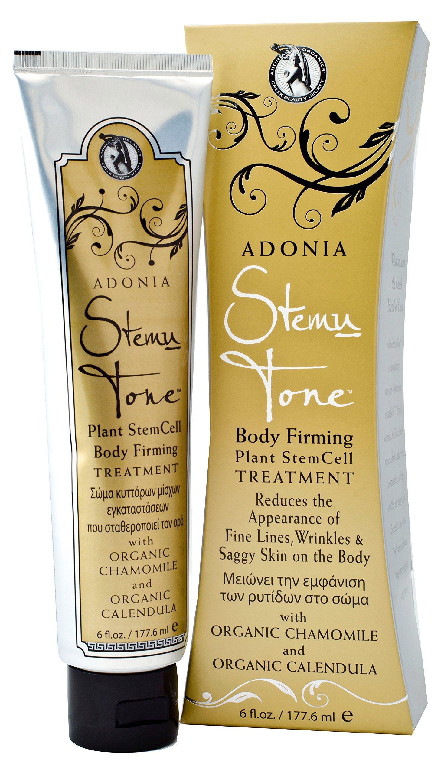 Adonia Organics Adonia StemuTone - Firm, Lift & Tighten Body – Reduce stretch marks, scars, dryness & sagging skin – Reduce the appearance of age spots – Leaves skin feeling SUPER SOFT