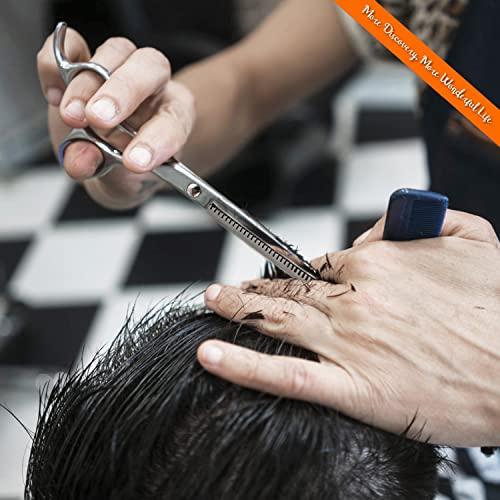 COOLALA COOLALA Stainless Steel Hair Cutting Scissors Thinning Shears 6.5 Inch Professional Salon Barber Haircut Scissors Family Use for Man Woman Adults Kids