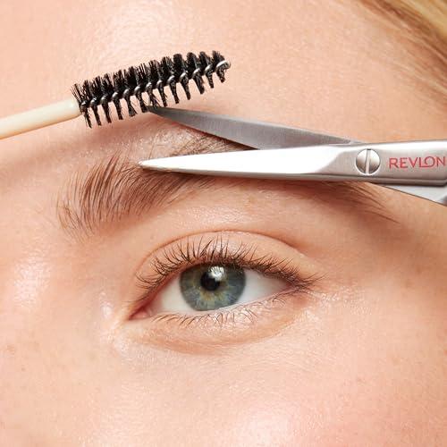 REVLON Revlon Designer Series Brow Set, Trimming and Shaping Eyebrow Kit with Scissors and Spoolie Brush, Easy to Use at Home or on The Go, 1 Count