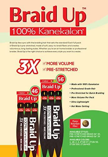 Outre Outre Braid Up - Pre Stretched Braid 56" 3X (3Packs, 2T1B/425)