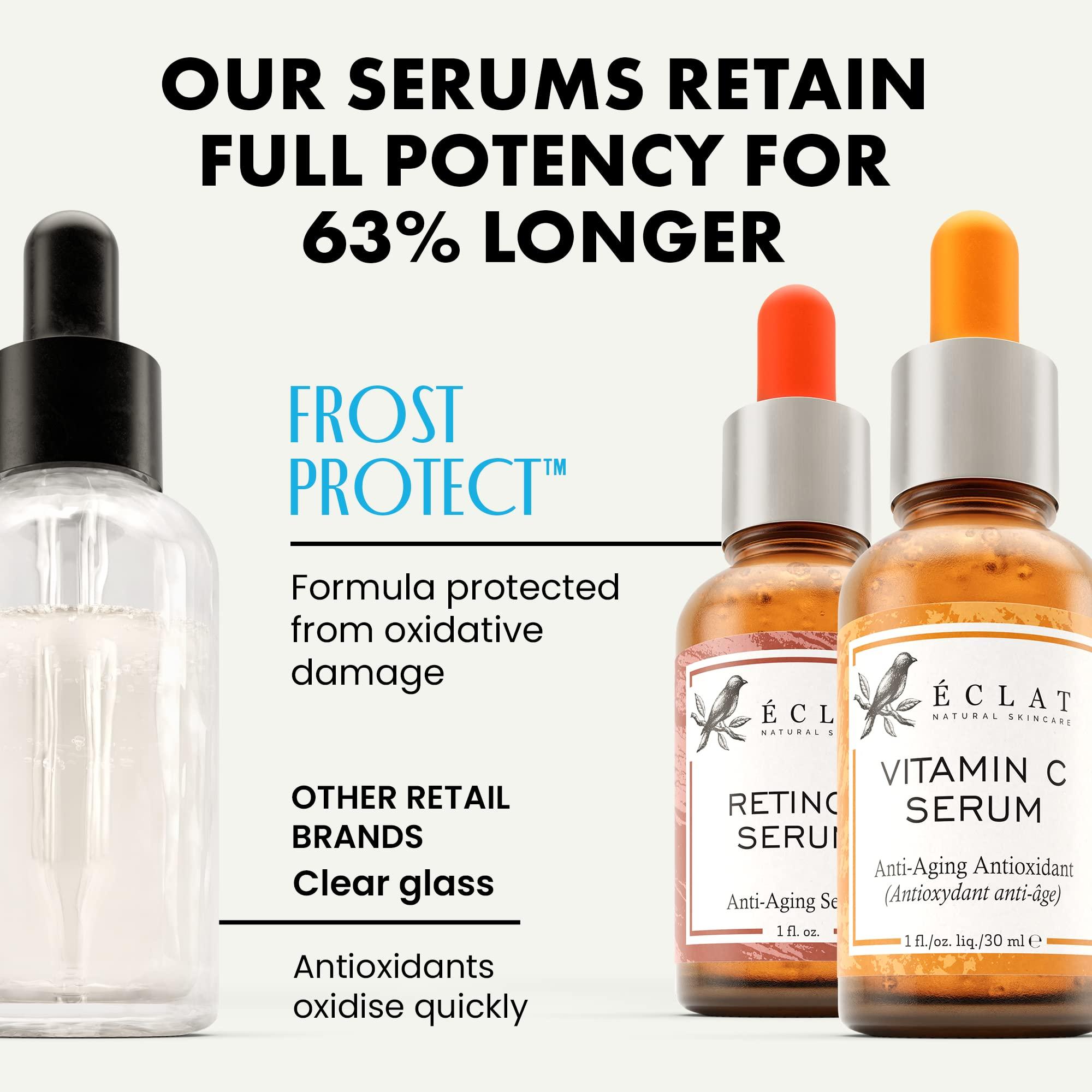 Eclat Skincare Eclat Skincare Face Serum Set - Vitamin C Serum for Radiance, Retinol Serum for Wrinkles