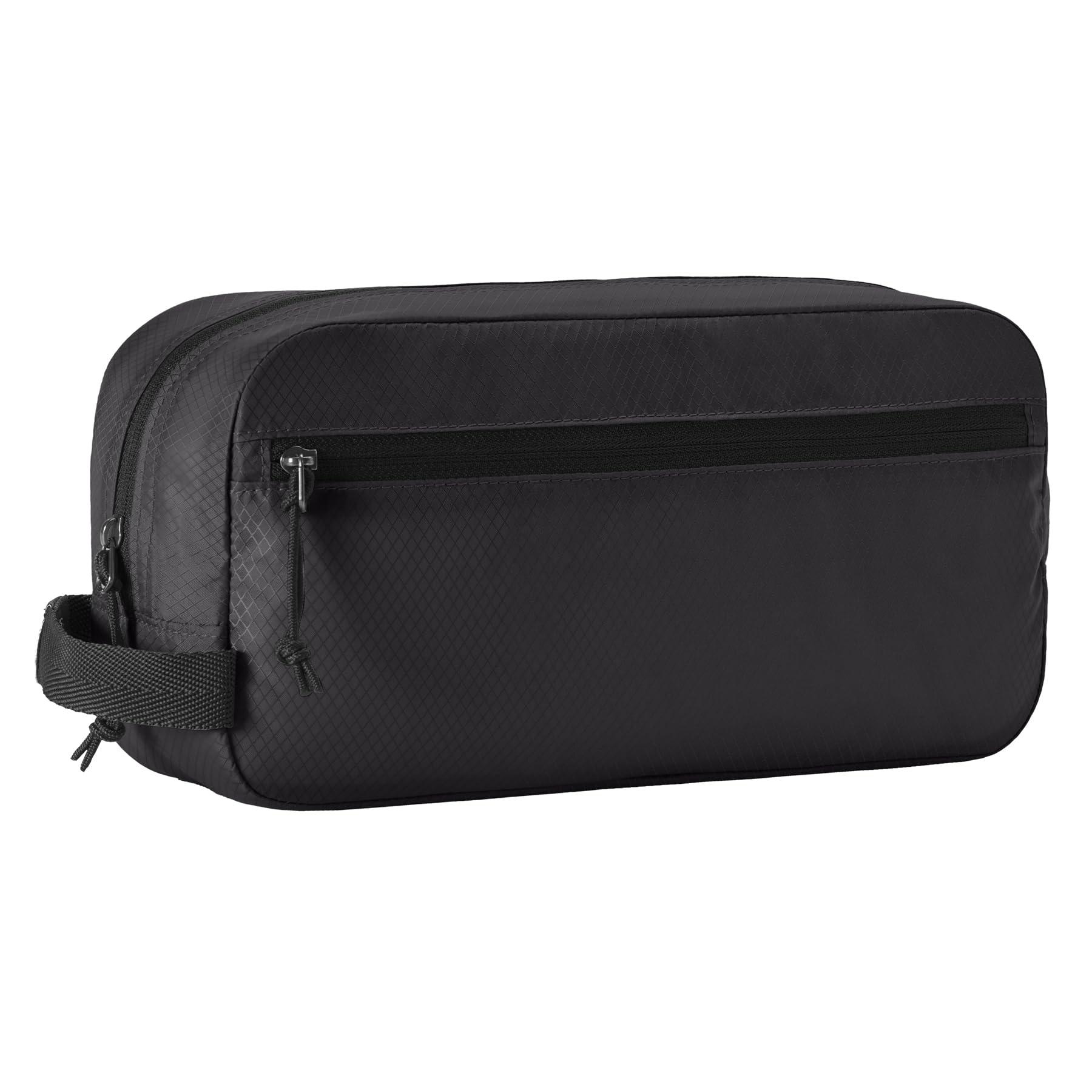 eagle creek eagle creek Pack-It Isolate Quick Trip Travel Toiletry Bag - Durable, Stain- and Water-Resistant with Multiple Pockets, Machine Washable, Black - S