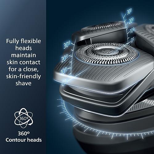 Philips Norelco Philips Norelco S9000 Prestige Electric Shaver with Qi-Charger, Precision Trimmer and Premium Case, SP9872/86