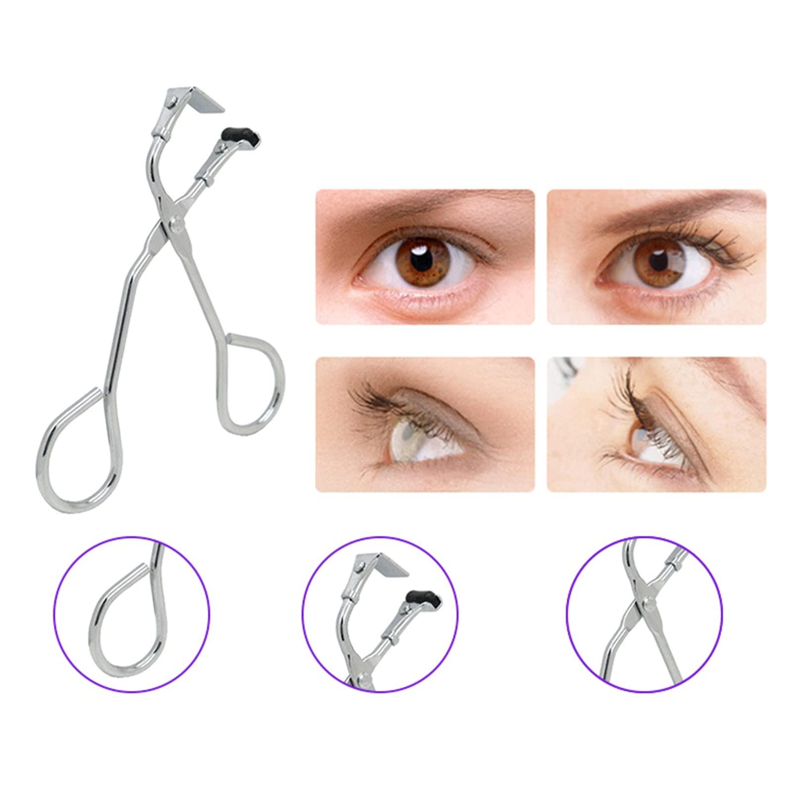 atcdfuw Atcdfuw Eyelash Curler,Eyelash Curler with Refill Pads Pinching Mini Lash Curler Fits All Eyelash Shapes