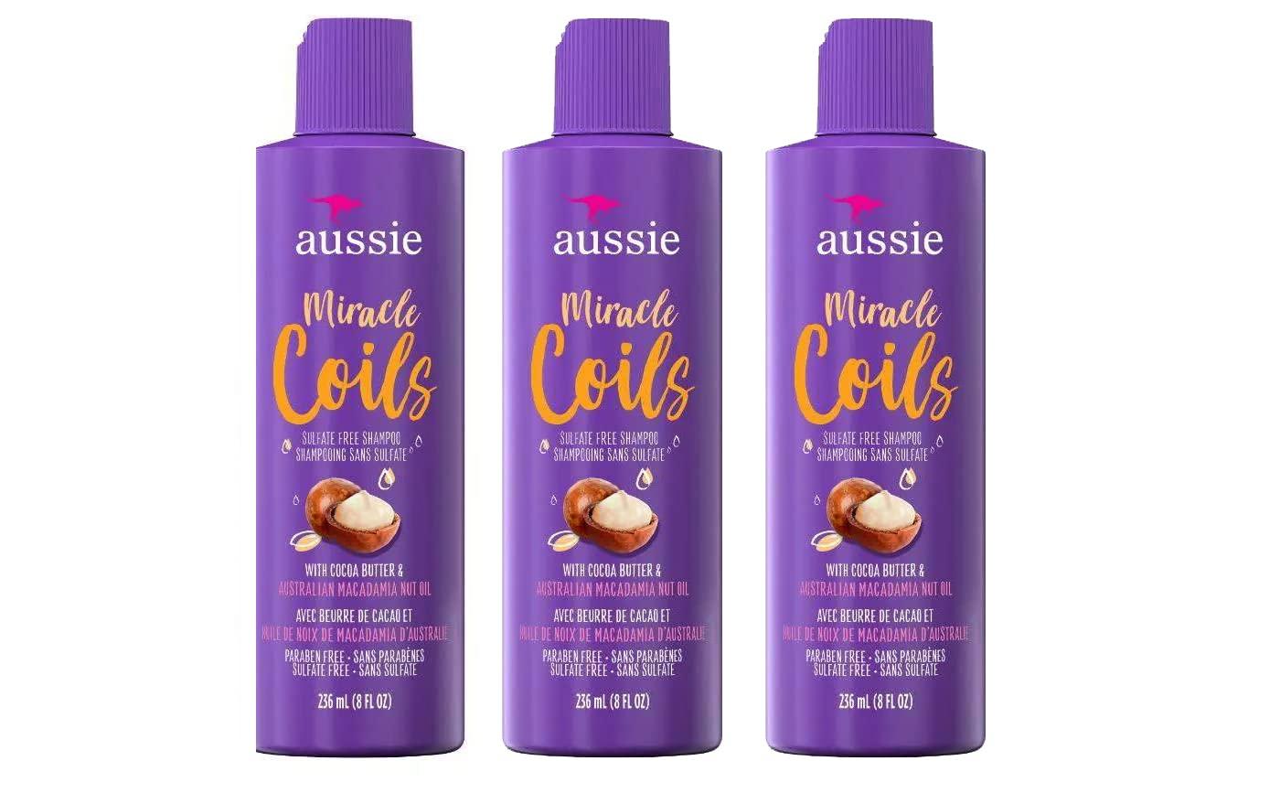 Aussie Aussie Coils Sulfate Free Shampoo - 8 fl oz (3 pack)