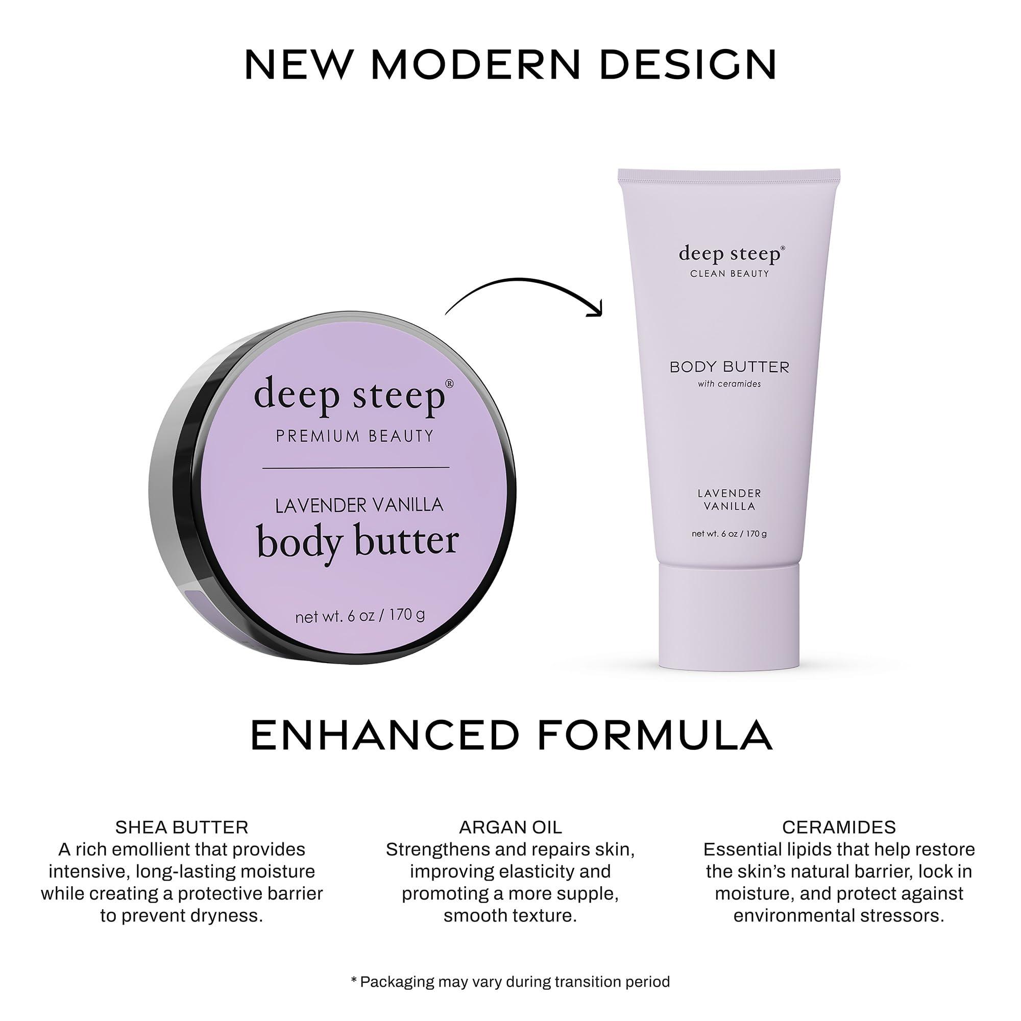 Deep Steep Deep Steep Body Butter, 6oz (Lavender Vanilla)