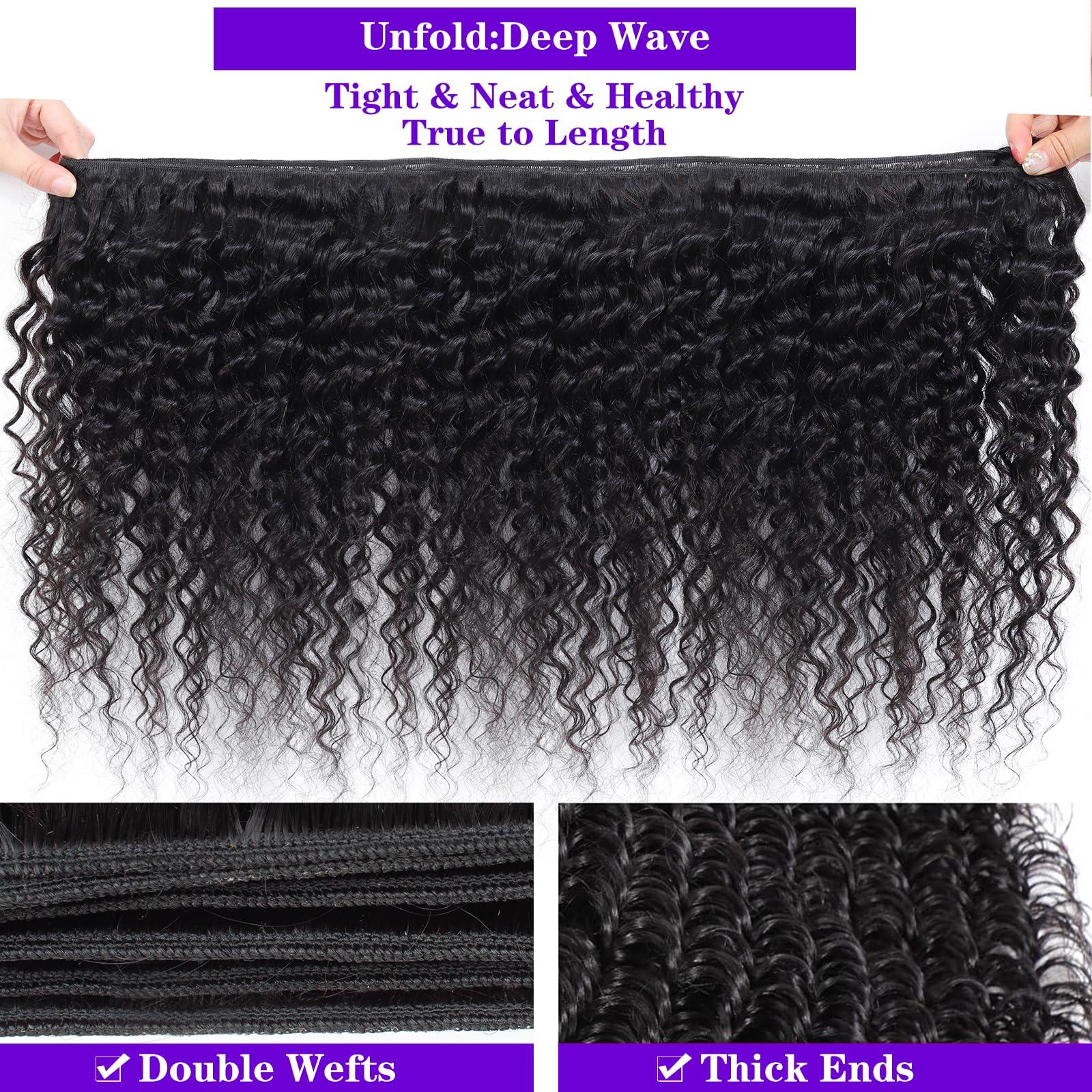 ISEE ISEE Hair 9A Grade Mongolian Kinky Curly Hair Extension Virgin Human Hair Weaving One Bundles Kinky Curly Virgin Hair 100% Human Hair Weaves Extension Mongolian Virgin Hair (26/28/30 Inch)