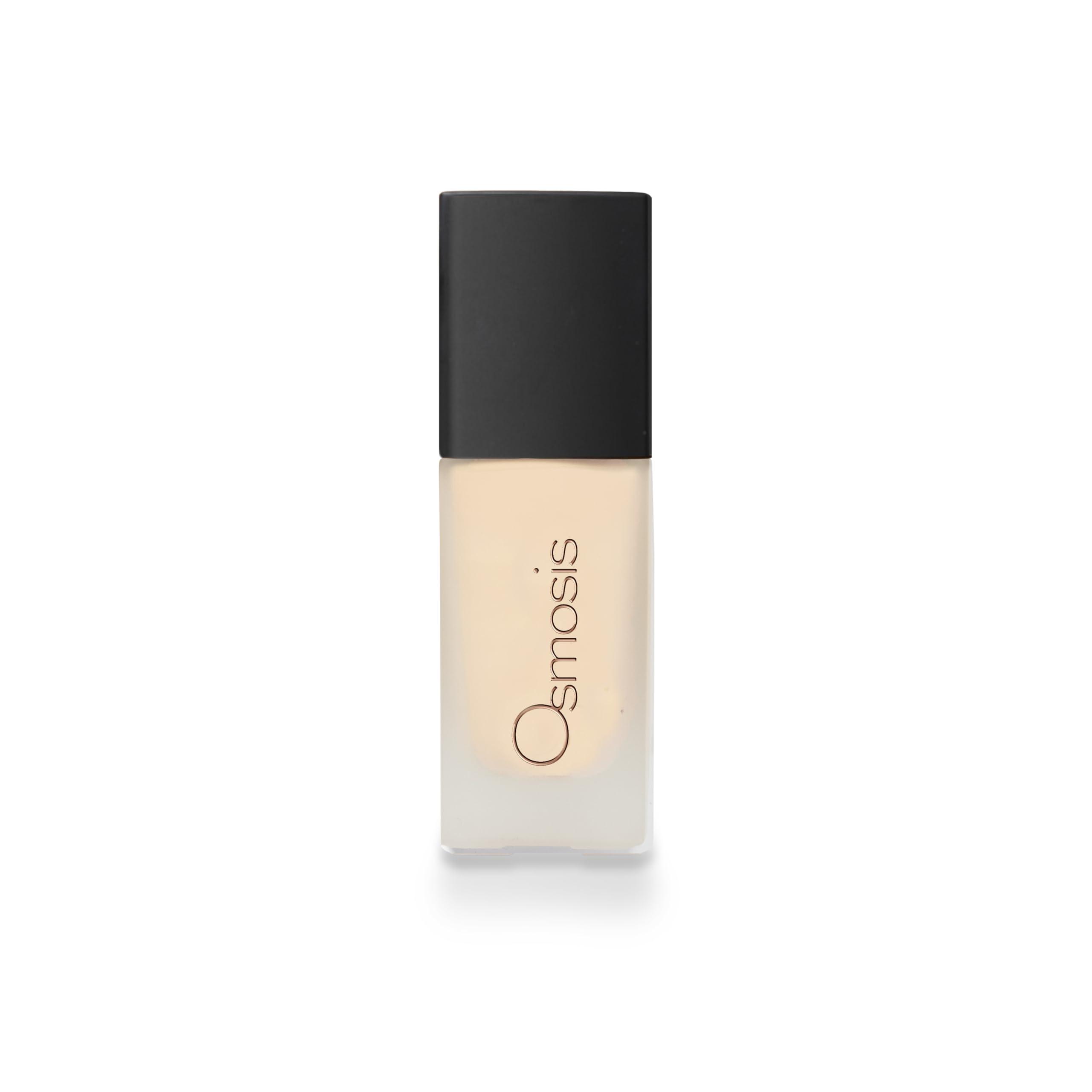 OSMOSIS Osmosis Flawless Foundation, Lightweight Liquid Makeup, Medium To Full Coverage, Matte Finish, 10 Shades, Sand 1 Fl Oz