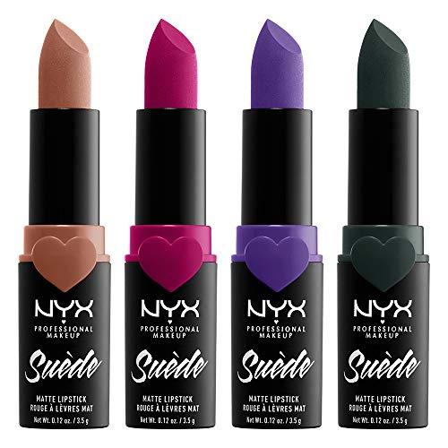 NYX PROFESSIONAL MAKEUP NYX PROFESSIONAL MAKEUP Suede Matte Lipstick, Vegan Formula - Sweet Tooth (Fuschia)