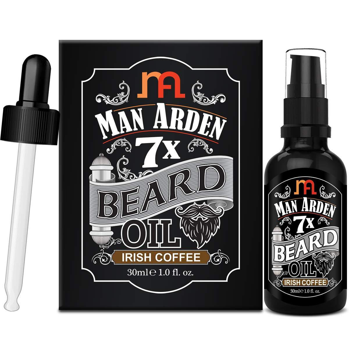 Man Arden Man Arden 7X Beard Oil 30ml (Irish Coffee) - 7 Premium Oils For Beard Growth and Nourishment