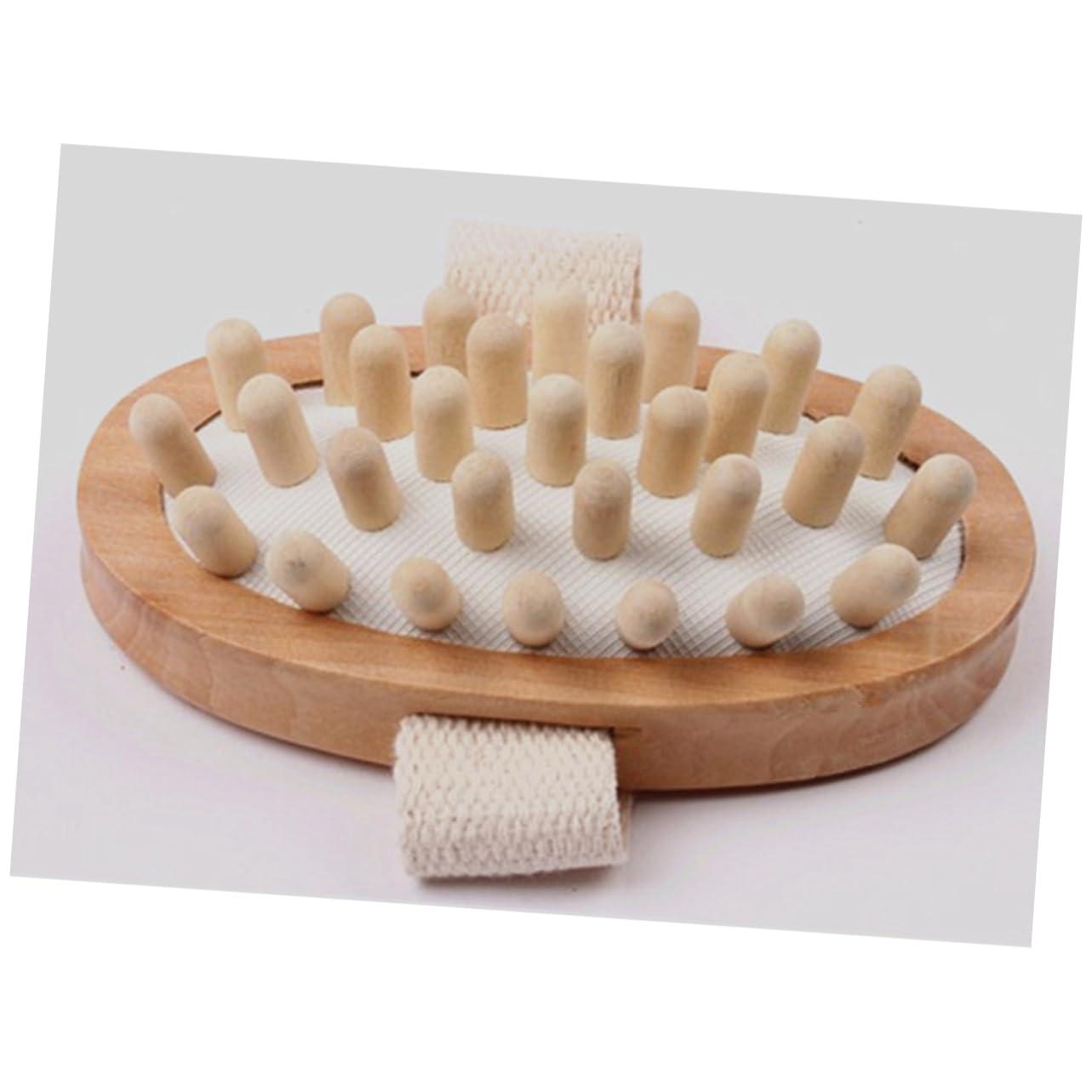 Gogogmee Gogogmee Wooden Bath Brush Body Massage Brush Exfoliating Brush Massager Blood Circulation
