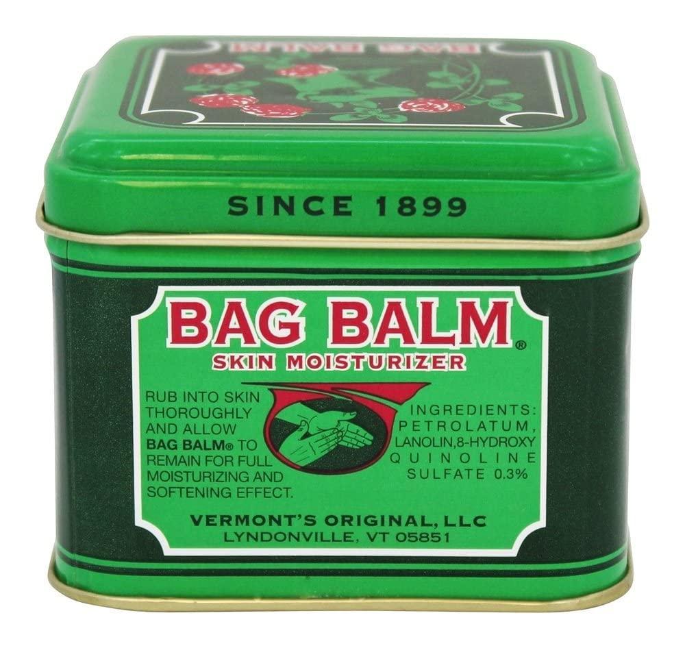 Bag Balm Bag Balm Skin Moisturizer - Full Body Hydrating Skin Care: Dry Hands, Lips, Face, Feet & More - Unscented, Cruelty & Paraben Free - Day & Night, Men & Women, Vermont\'s Original (4oz Tin, Made in USA)
