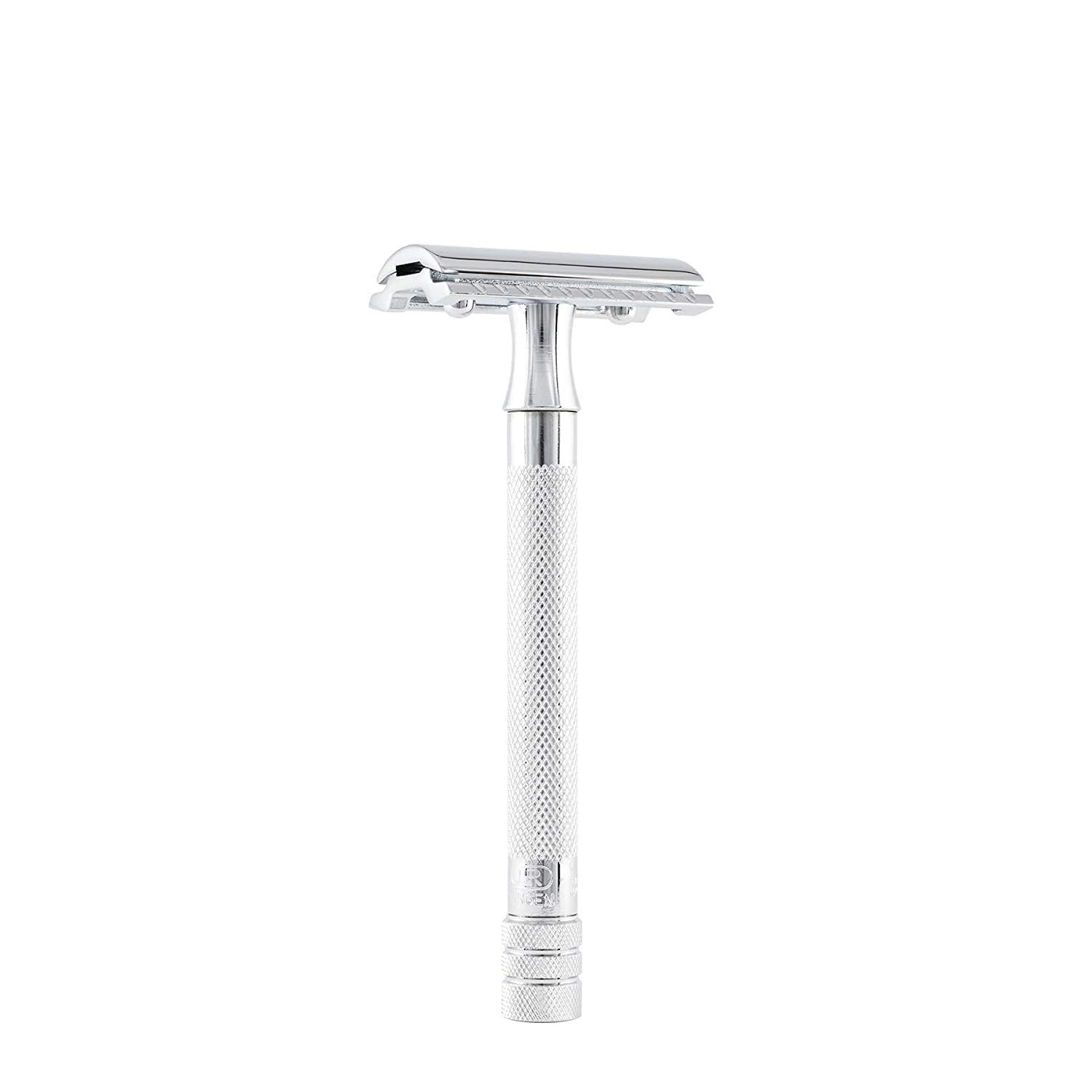 Merkur Merkur Long Handled Safety Razor, 1 Count, Silver